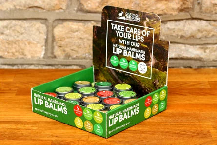 Display Box of 30 Lip Balms 6x5 - Shades 4 Seasons