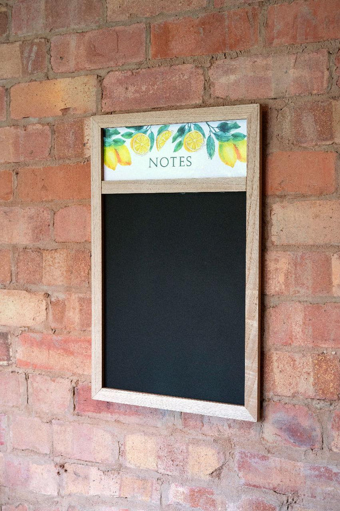 Chalkboard with Lemon Design Geko Products