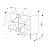 Dune Console Sideboard Display Unit 123cm