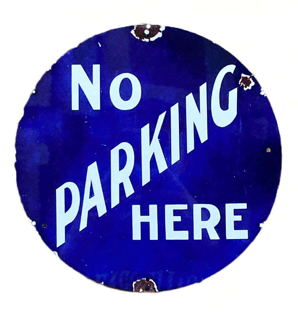 Metal Street Sign - Wall Sign - No Parking Here Geko Products