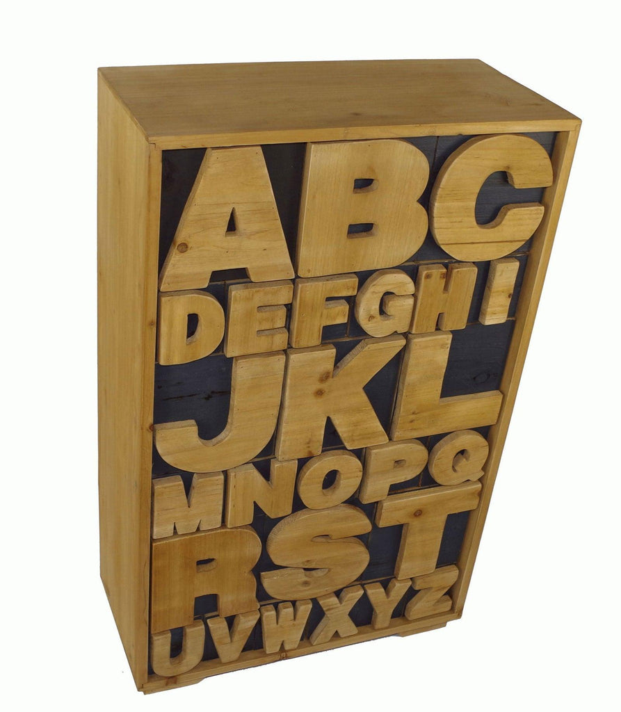 Alphabet Cabinet 54 x 26 x 89cm Geko Products