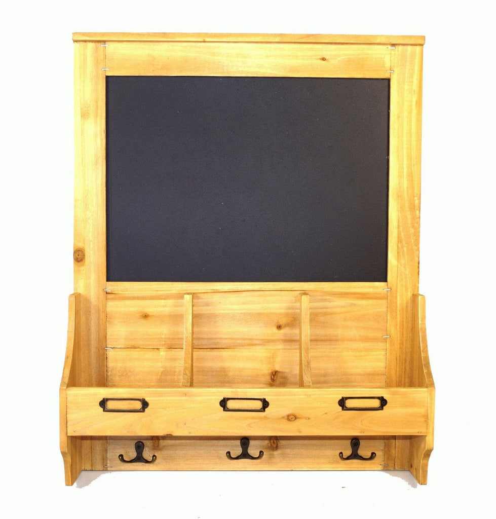 Chalkboard with hooks and Post Space 47 x 10 x 59cm Geko Products