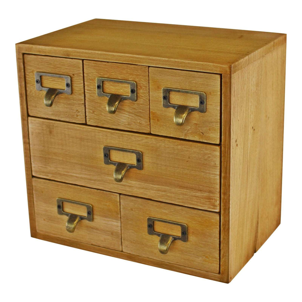 6 Drawer Storage Unit, Trinket Drawers Geko Products