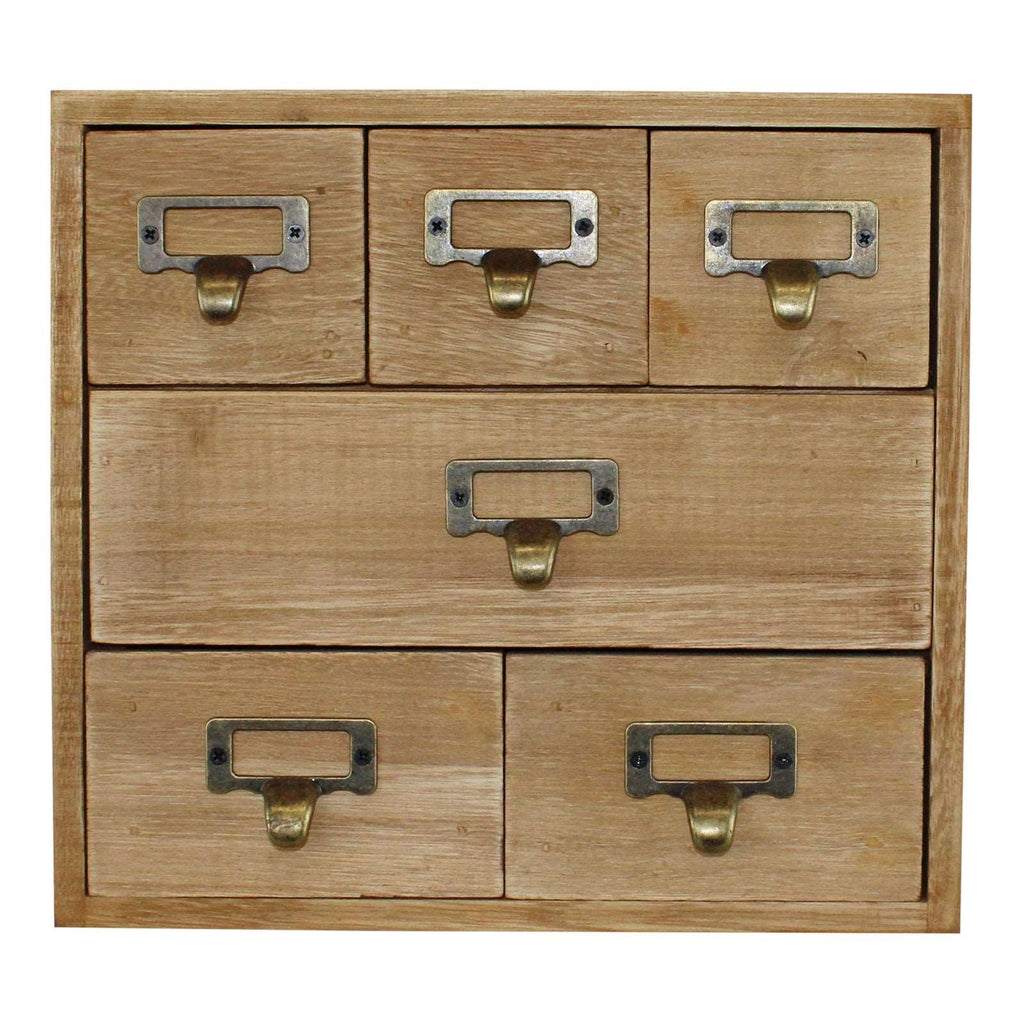 6 Drawer Storage Unit, Trinket Drawers Geko Products