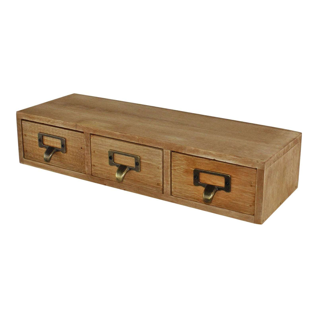 3 Drawer Single Level Small Storage Unit, Trinket Drawers Geko Products