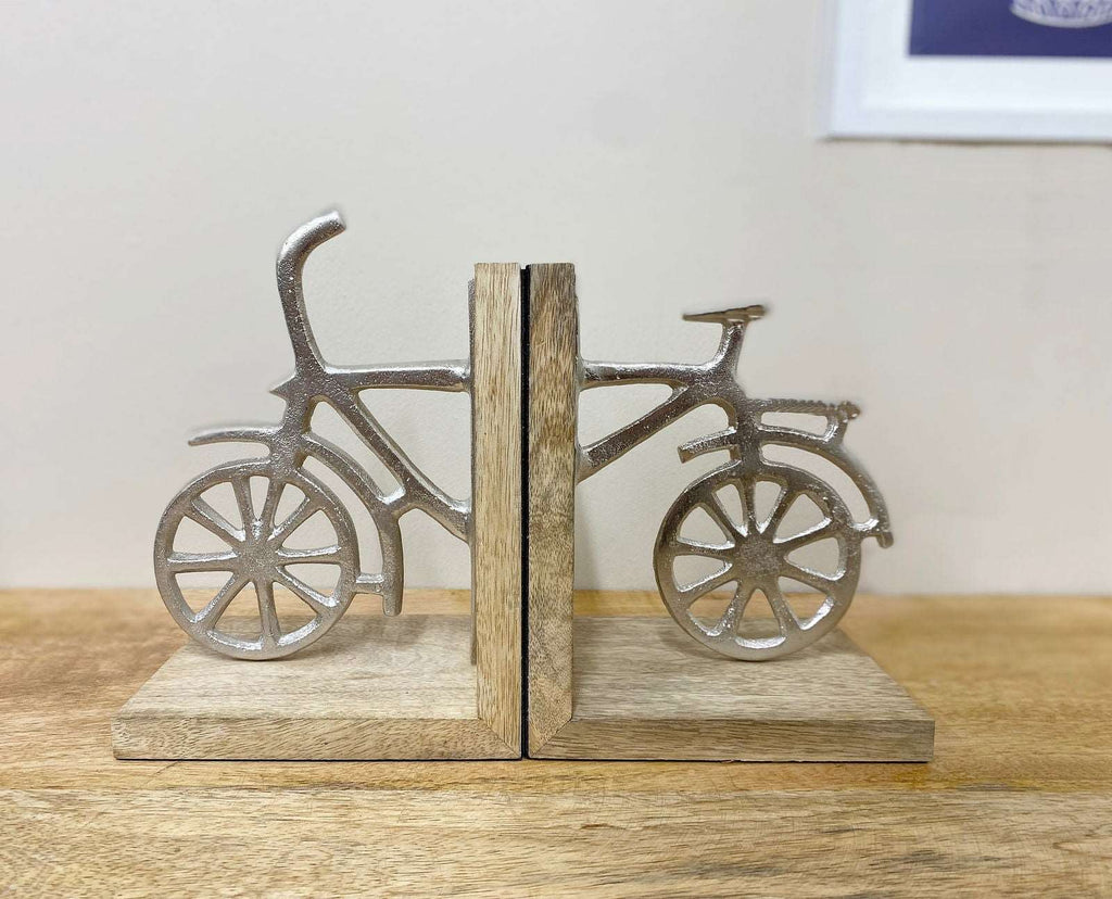 Set of Two Bicycle Bookends Geko Products