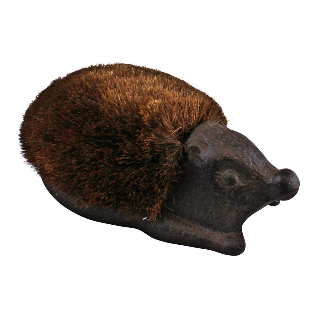 Cast Iron Garden Boot Brush, Hedgehog Design Geko Products