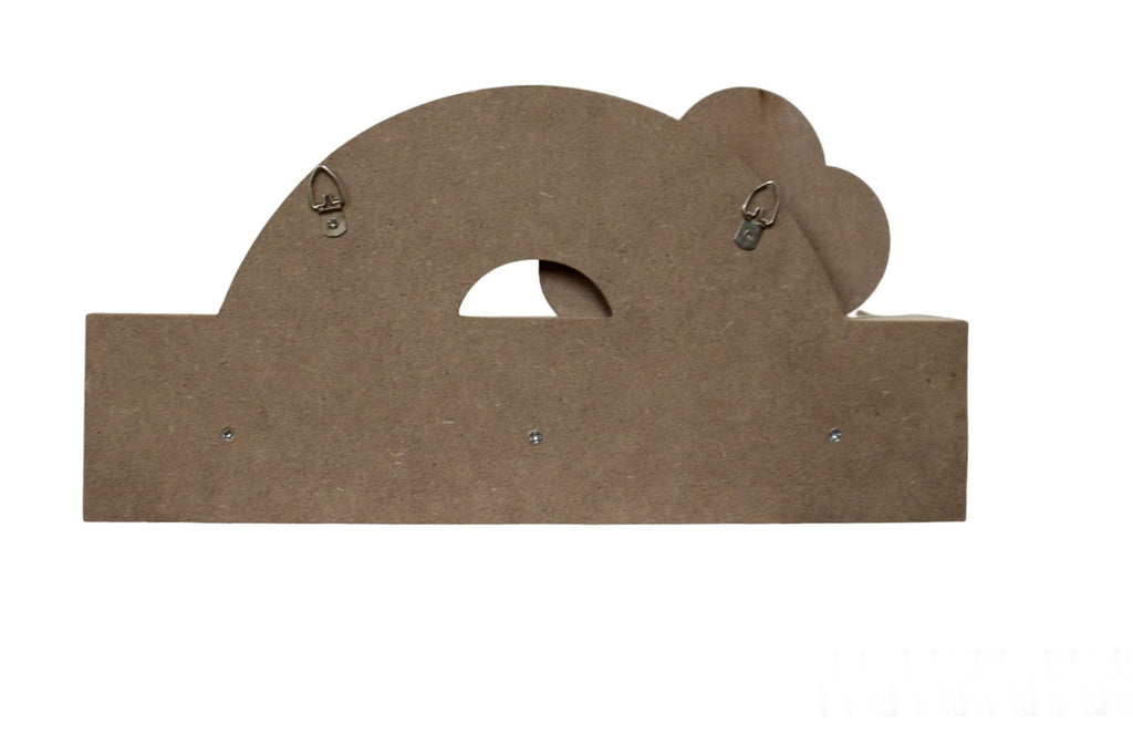 Rainbow and Cloud Shelf with Hooks Geko Products