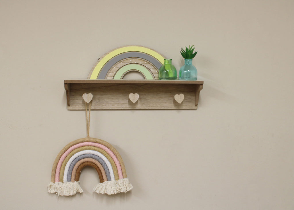 Rainbow Shelf with Hooks Geko Products