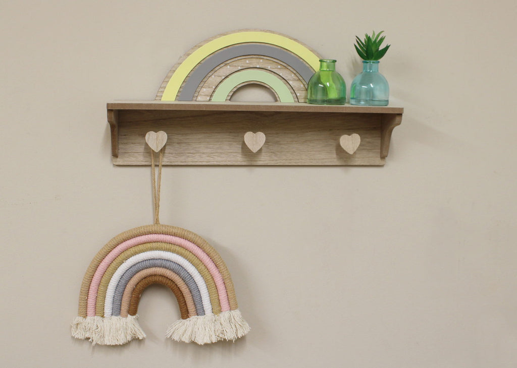 Rainbow Shelf with Hooks Geko Products