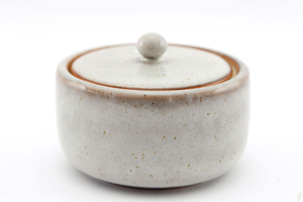 Taupe Ceramic Pot With Lid Geko Products