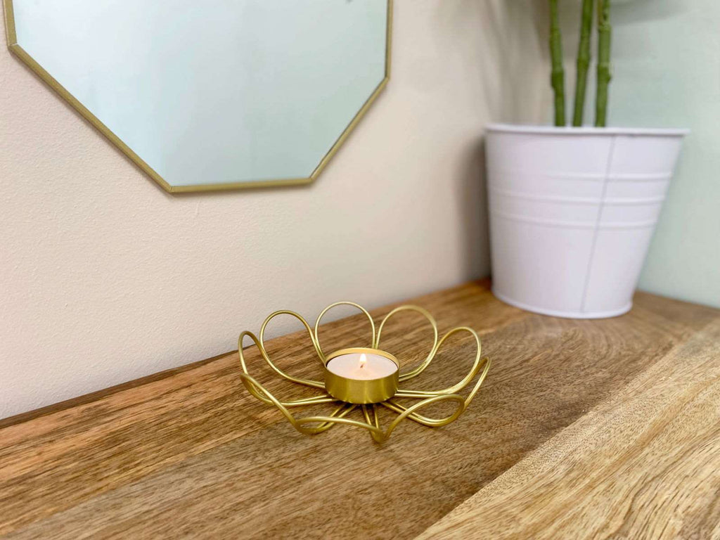 Flower Wire Tealight Holder Geko Products