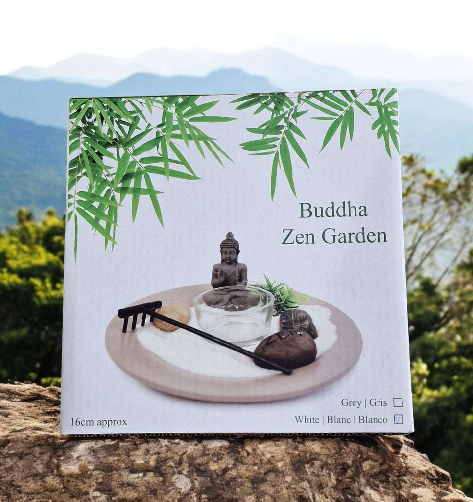 Buddha Zen Garden Self Assembly Grey 16cm Geko Products