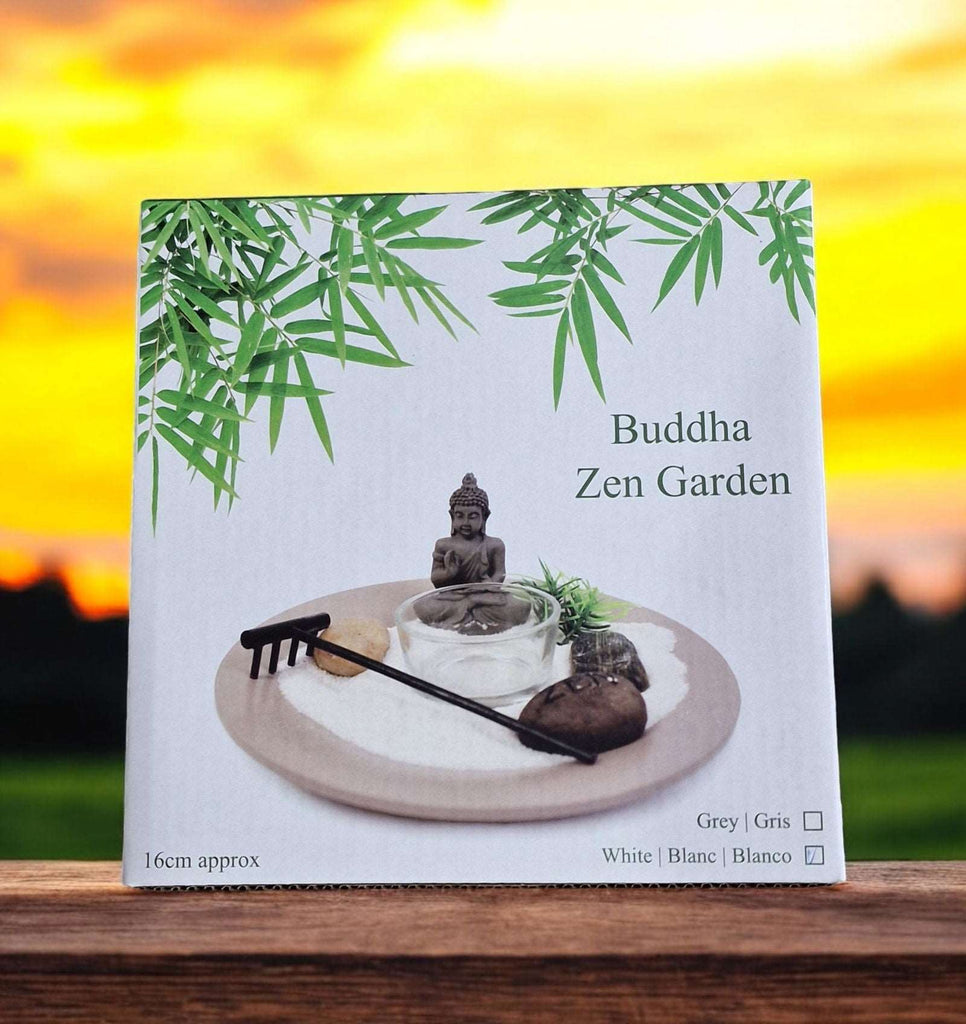 Buddha Zen Garden Self Assembly Grey 16cm Geko Products