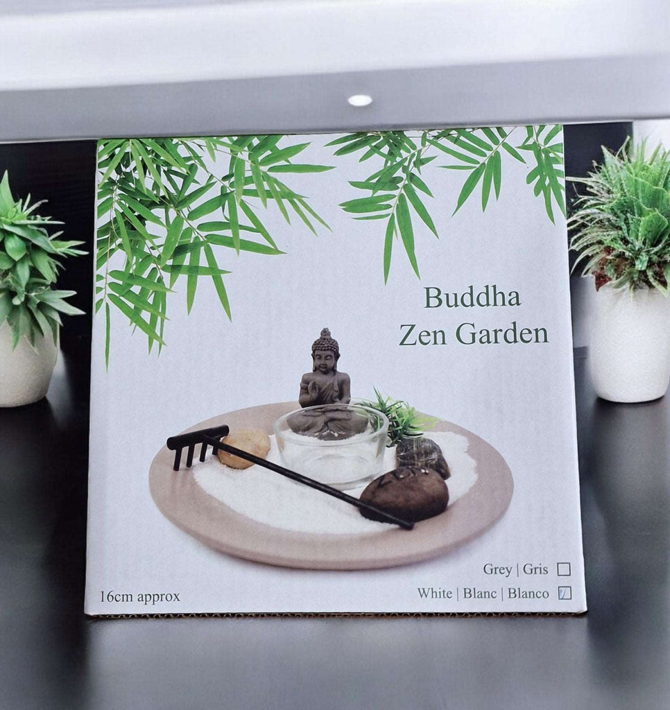 Buddha Zen Garden Self Assembly Grey 16cm Geko Products