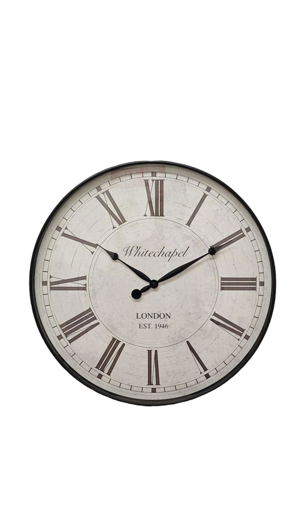 Roman Numerals Antique Style Wall Clock 50cm Geko Products