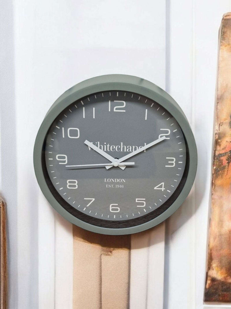 Grey Tonal Clock 20cm Geko Products