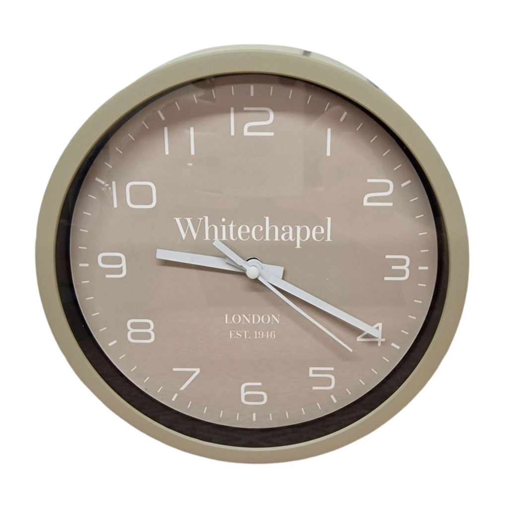 Taupe Tonal Clock 20cm Geko Products