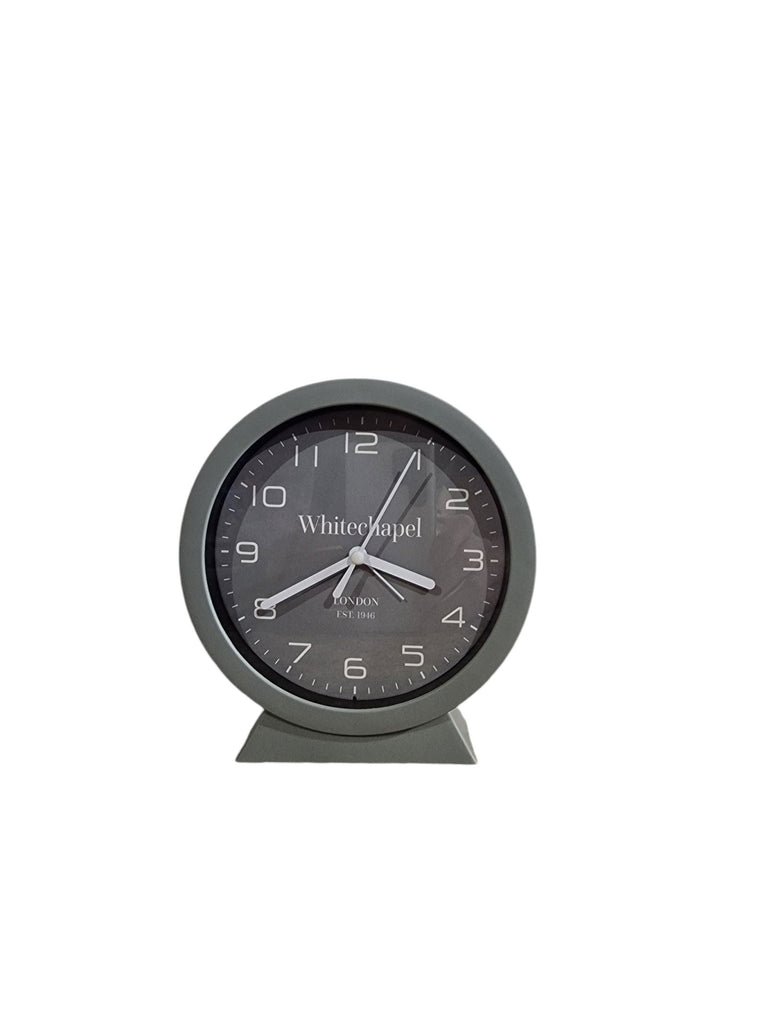 Grey Removable Mantle Clock 15cm Geko Products