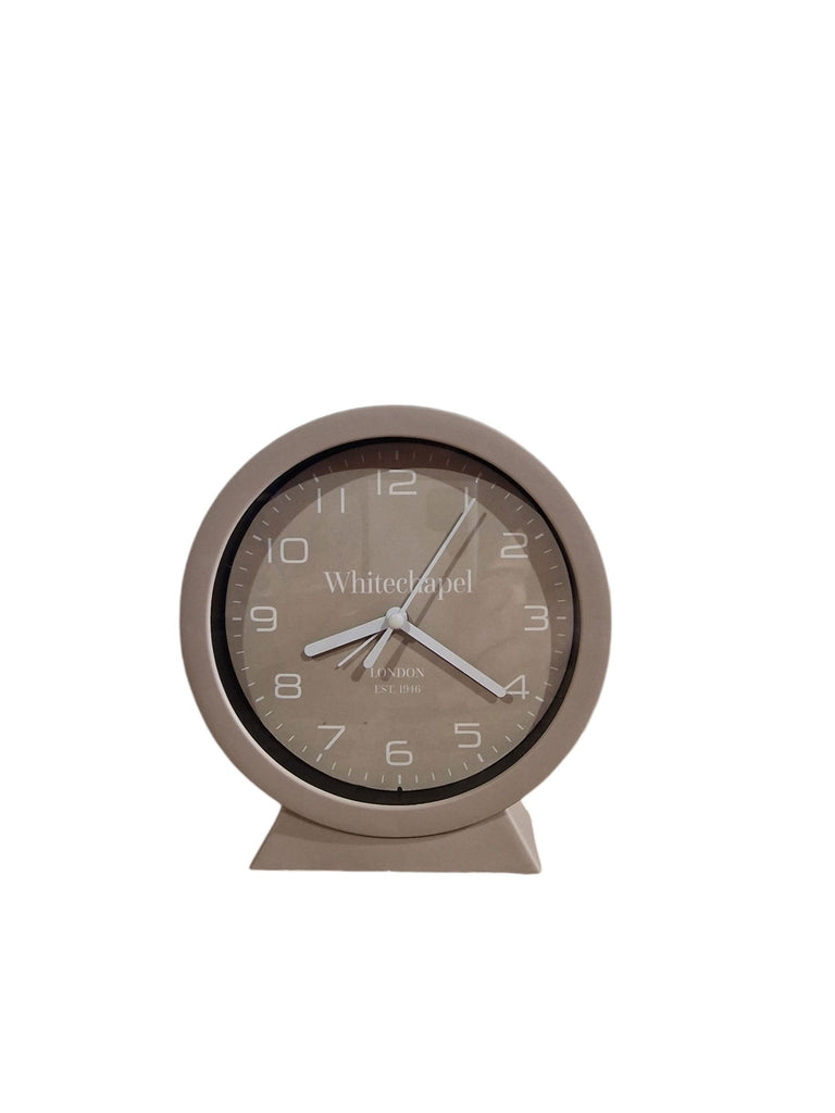 Taupe Removable Mantle Clock 15cm Geko Products