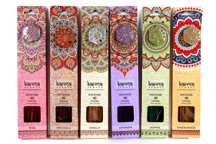 Karma Incense Sticks With Holder - Shades 4 Seasons
