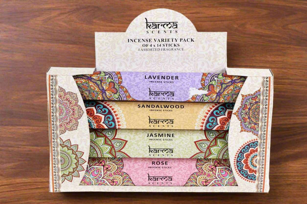 Variety Pack Of Karma Incense Sticks Geko Products