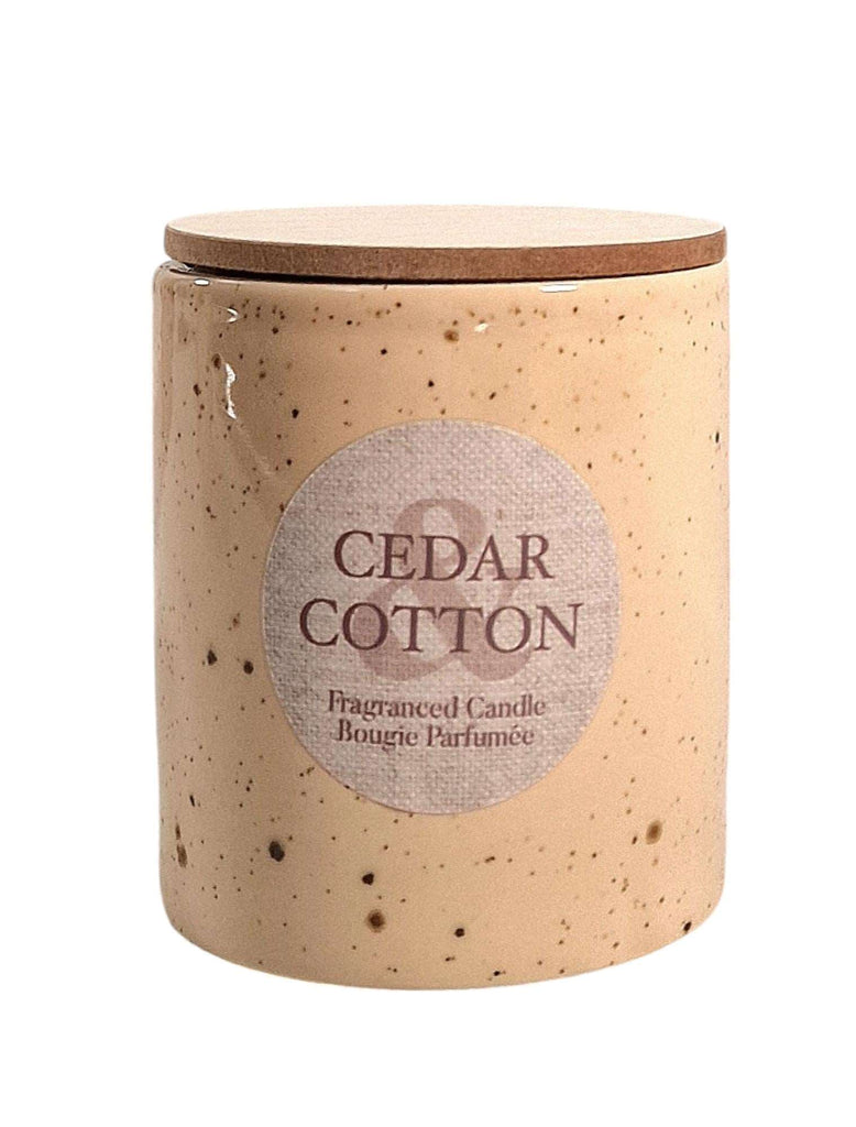 Candle Pot Wooden Lid - Cedar Cotton Geko Products