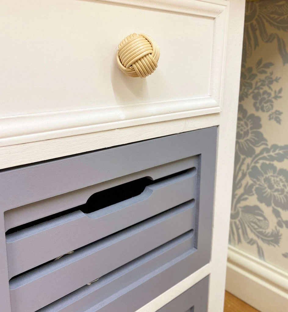 Rattan and Rope Ball Design Drawer Knobs Geko Products