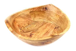 Triangular Shaped Wooden Bowl - Shades 4 Seasons