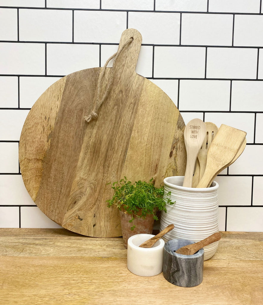 Round Wooden Chopping Board Geko Products