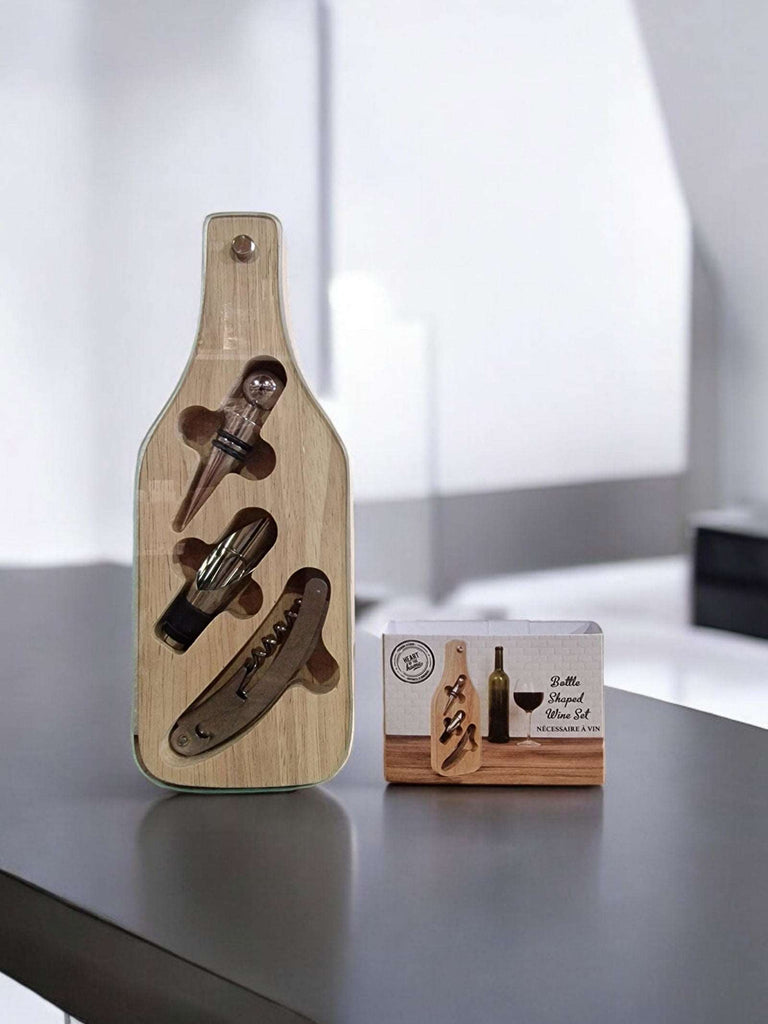 Bottle Shape Wine Set 27.5cm Geko Products