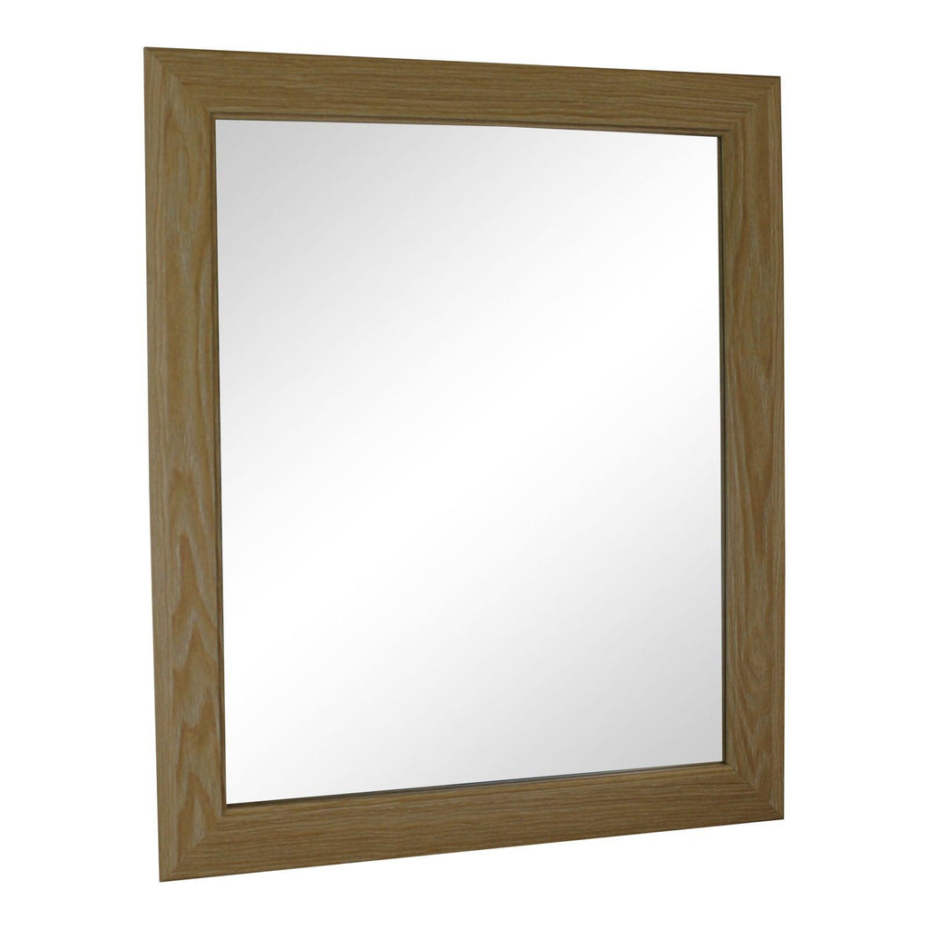 Light Oak Effect Mirror 59cm Geko Products