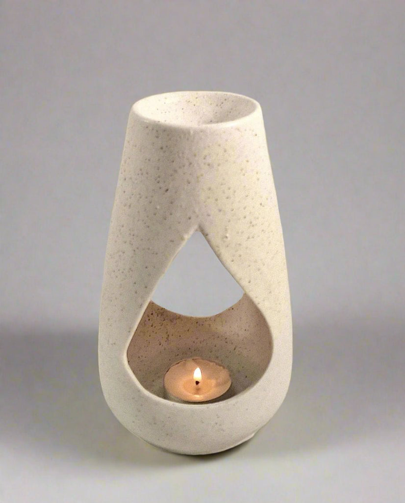 Stone White Wax & Oil Burner Geko Products