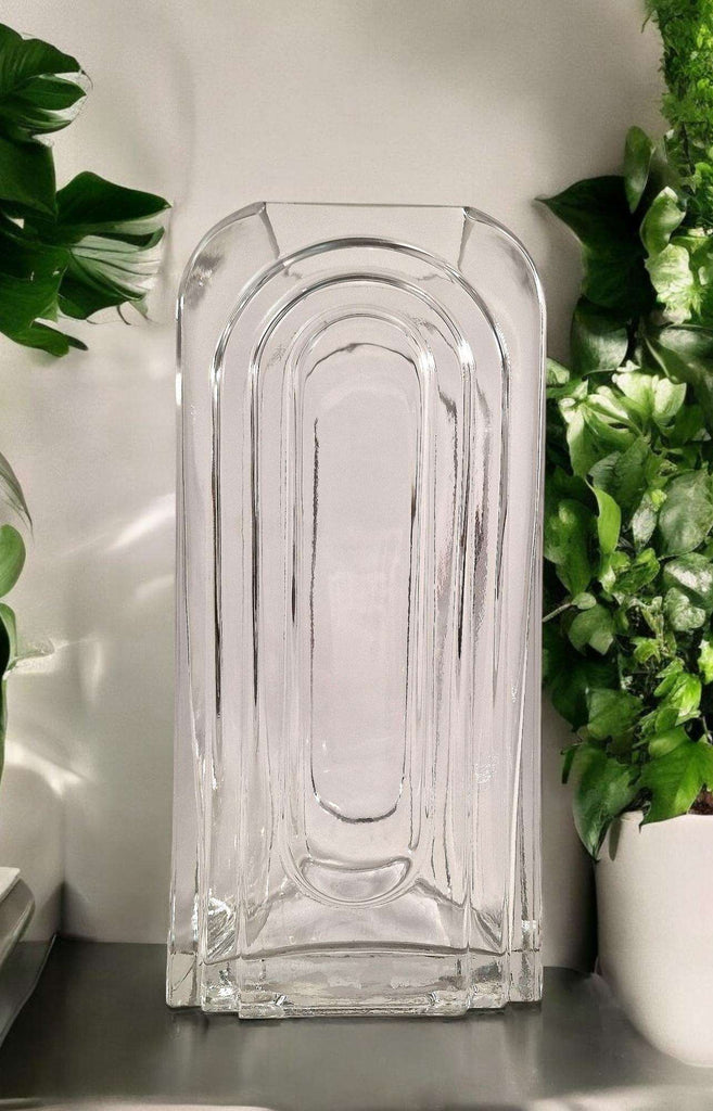 Clear Glass Arch Vase Geko Products