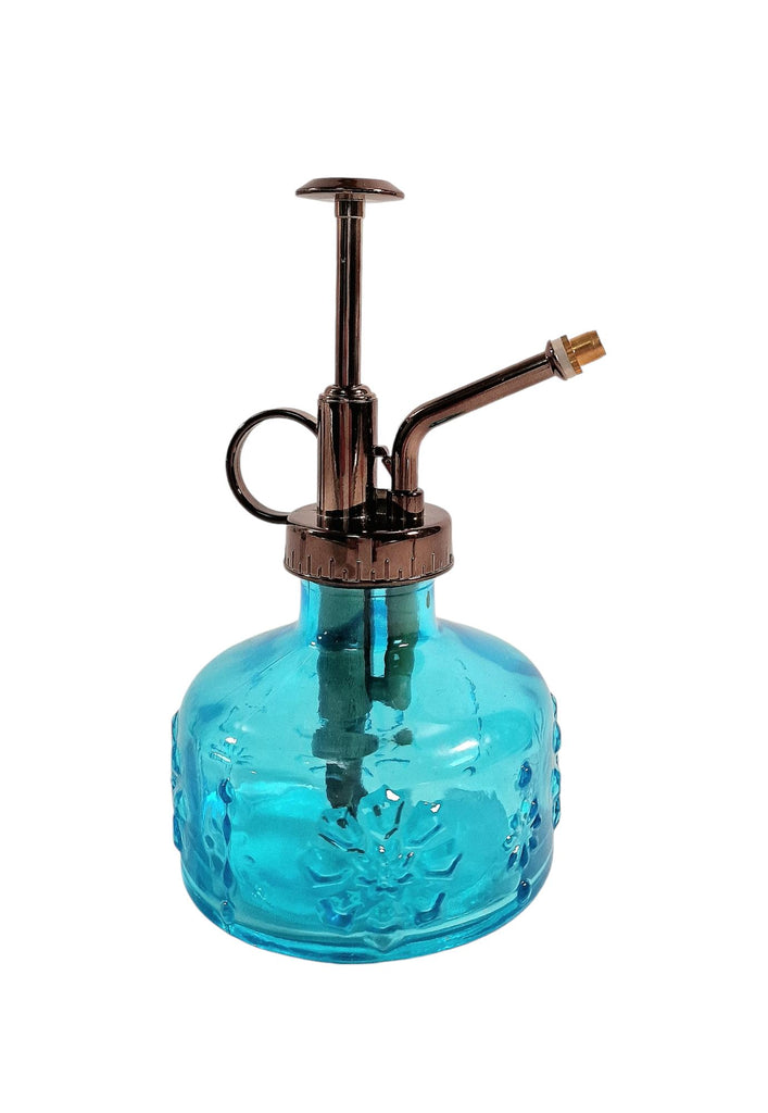 Blue Glass Water Spray Bottle Geko Products