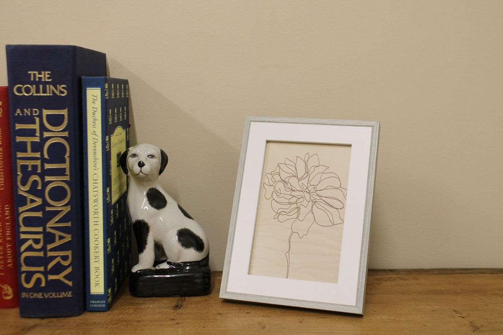 Set of Three Photo Frames with Wood Edge Geko Products