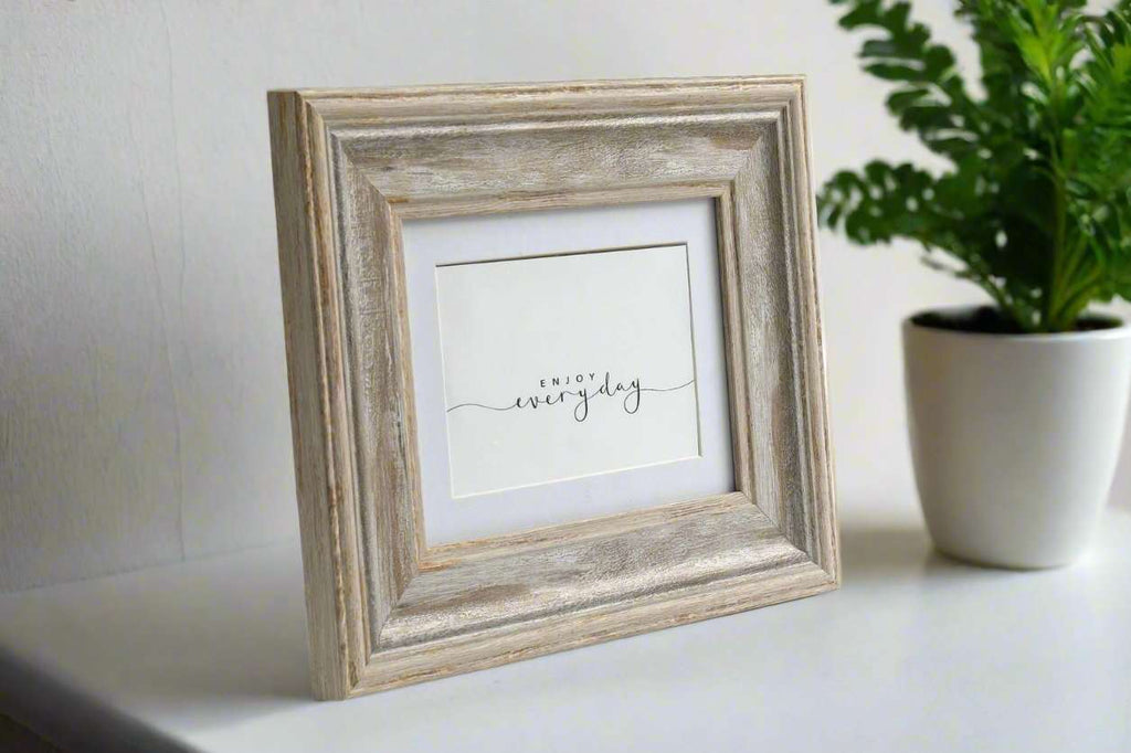 Antique White Photo Frame Geko Products