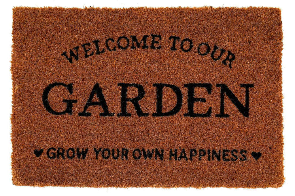 Grow Your Own Happiness Potting Shed Doormat Geko Products