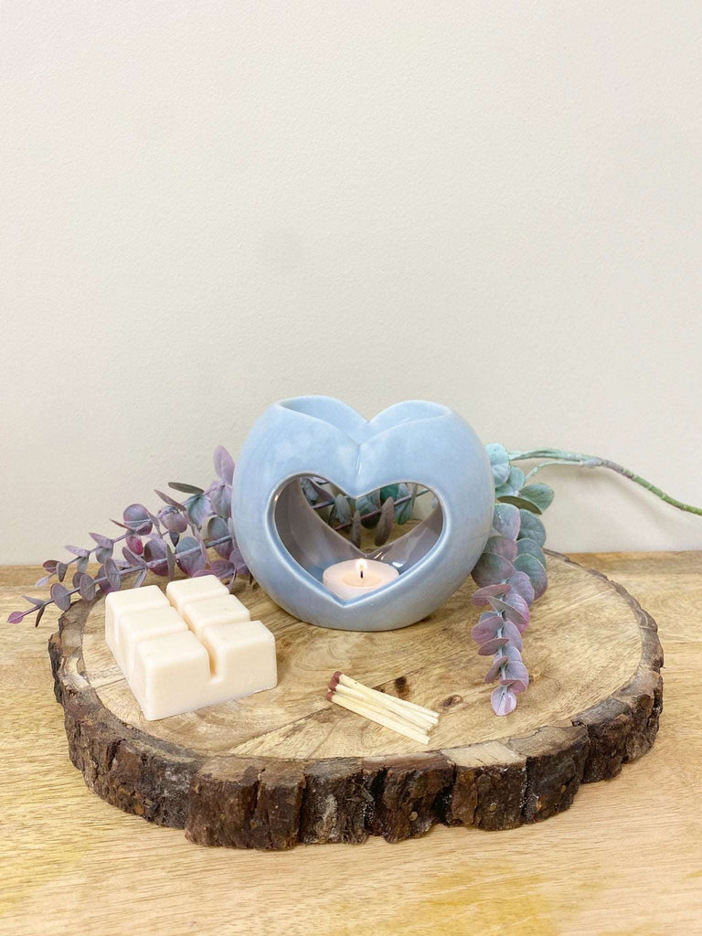 Grey Heart Oil or Wax Warmer Geko Products