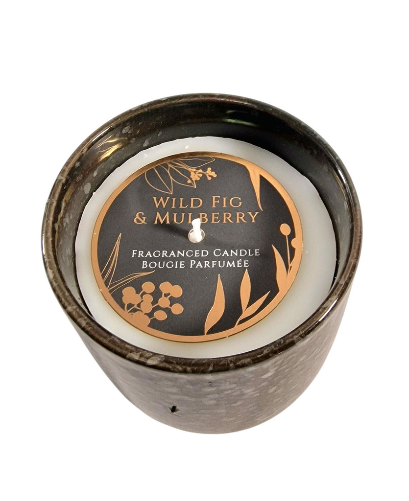 Synergy Candle Pot - Wild Fig and Mulberry 9cm Geko Products