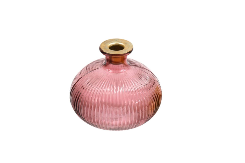 Pink Glass Candle Holder Geko Products