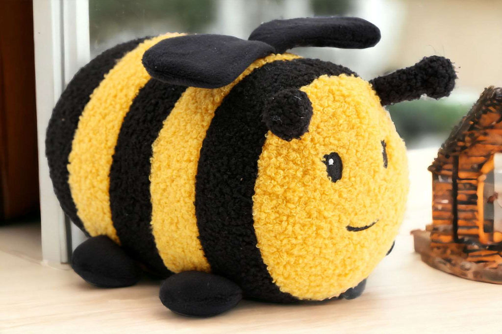 Plush Bee Doorstop 25cm Geko Products