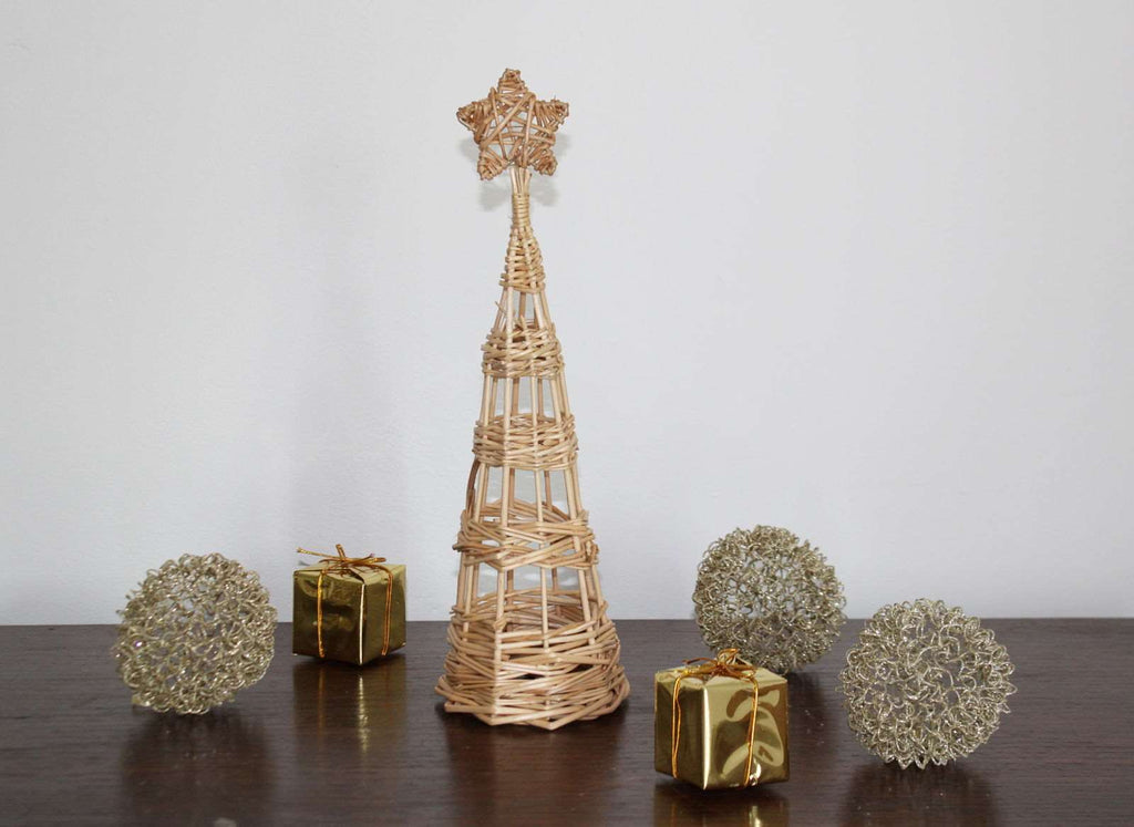 Rattan Christmas Tree Small Geko Products