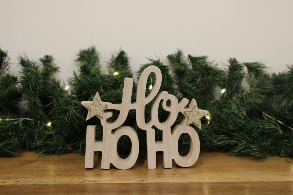 Freestanding 'Ho Ho Ho' Decoration Geko Products