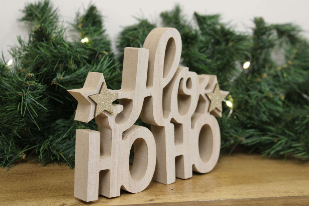 Freestanding 'Ho Ho Ho' Decoration Geko Products