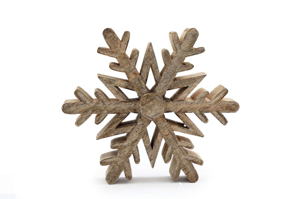 Wooden Snowflake Decoration Geko Products