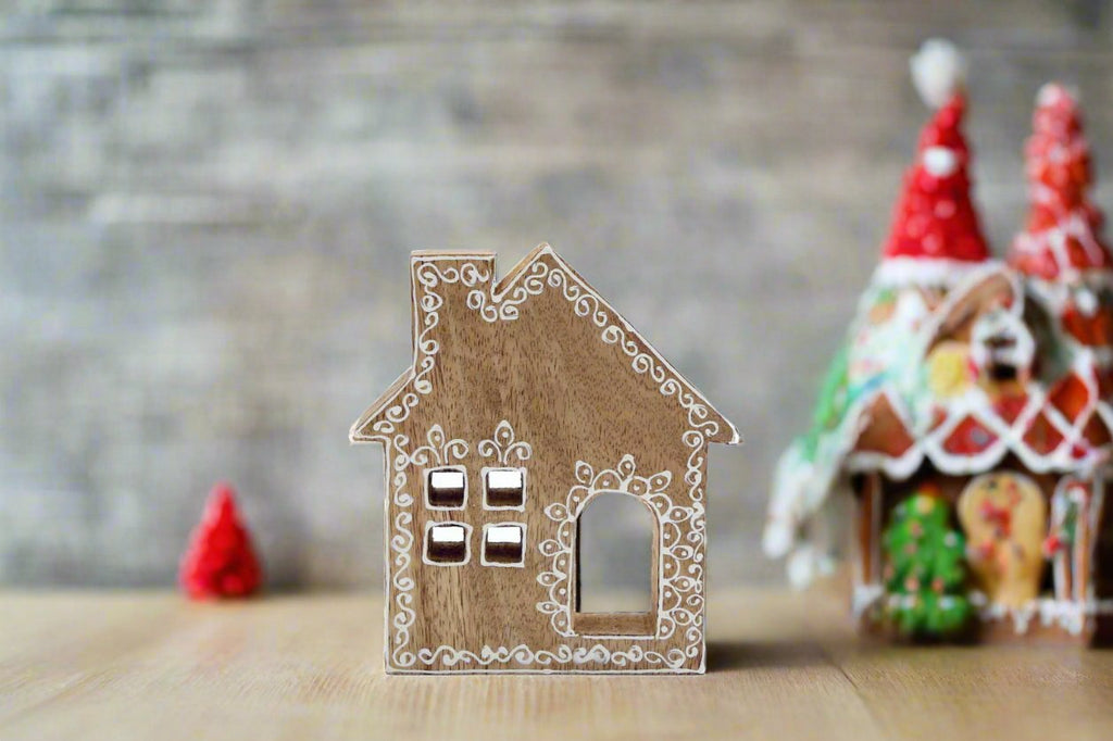 Wooden Gingerbread House Geko Products