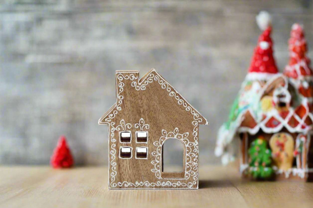 Wooden Gingerbread House Geko Products