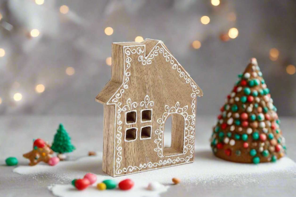 Wooden Gingerbread House Geko Products