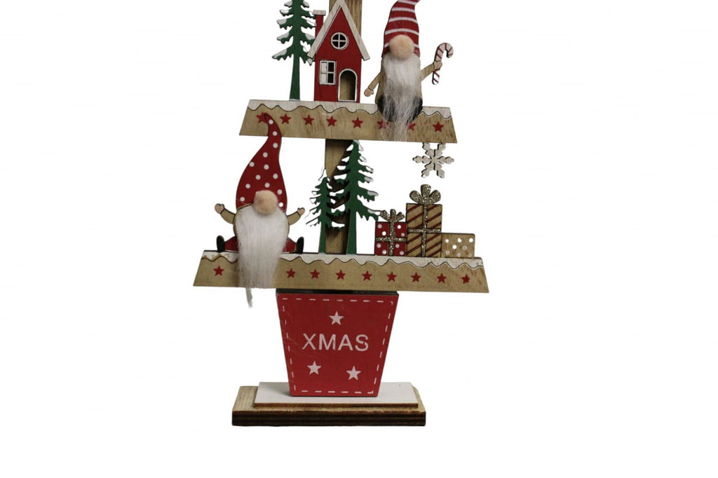 Freestanding Wooden Christmas Tree Ornament Geko Products